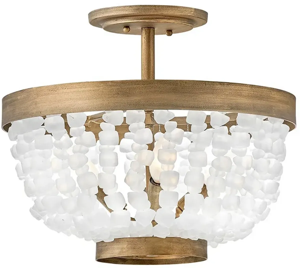 Dune 16"W Burnished Gold Ceiling Light by Hinkley Lighting