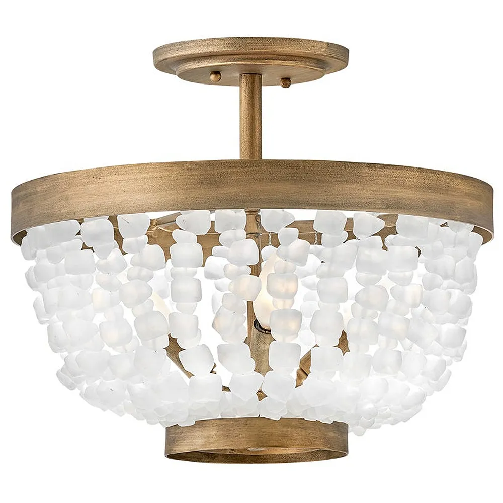 Dune 16"W Burnished Gold Ceiling Light by Hinkley Lighting