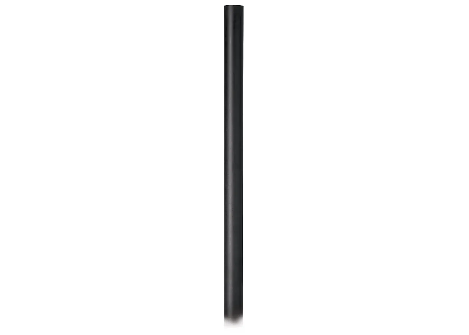 Black 84" High Outdoor Direct Burial Post Light Pole