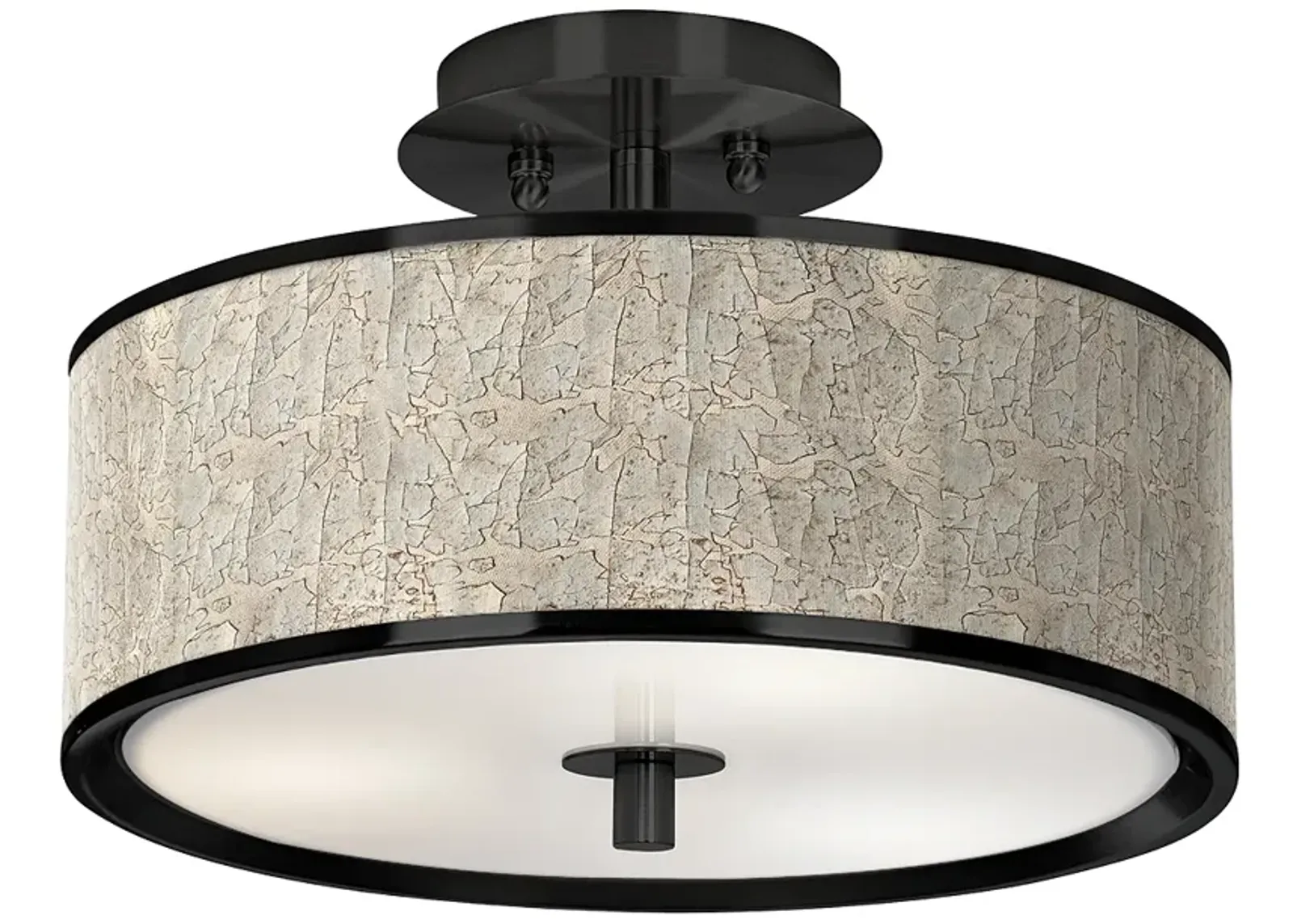 Al Fresco Black 14" Wide Ceiling Light