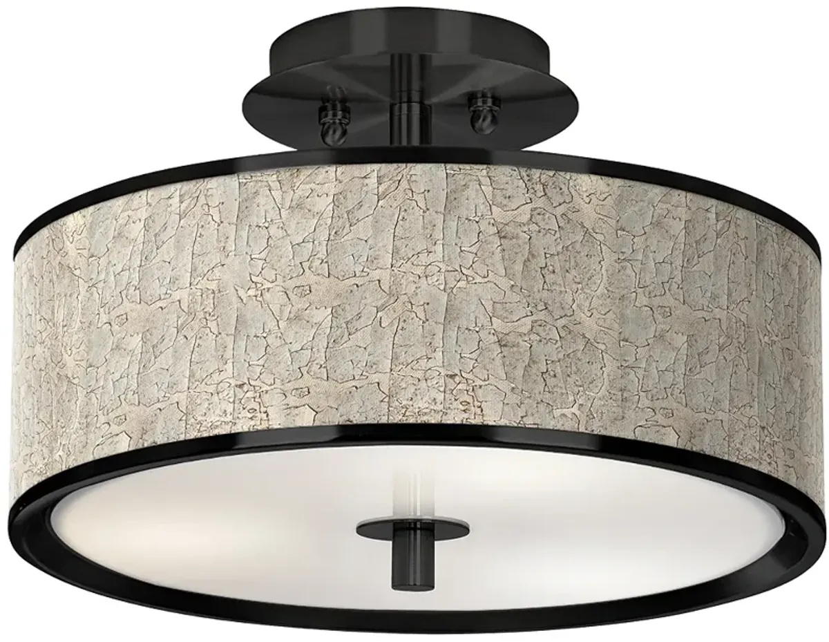 Al Fresco Black 14" Wide Ceiling Light