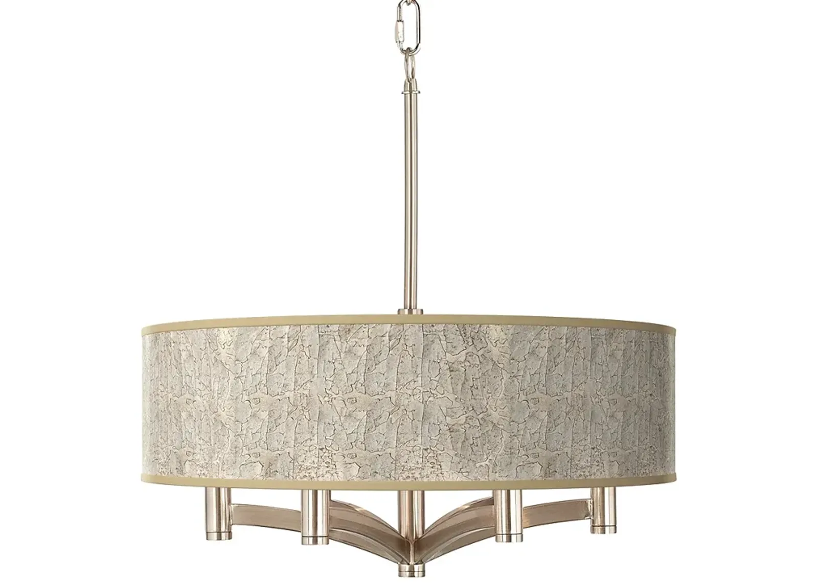 Al Fresco Ava 6-Light Nickel Pendant Chandelier