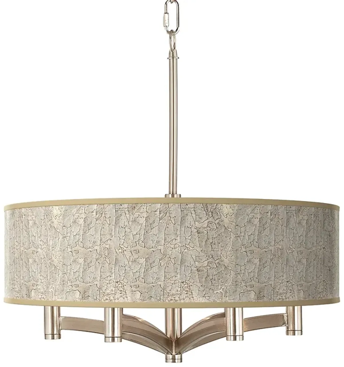 Al Fresco Ava 6-Light Nickel Pendant Chandelier