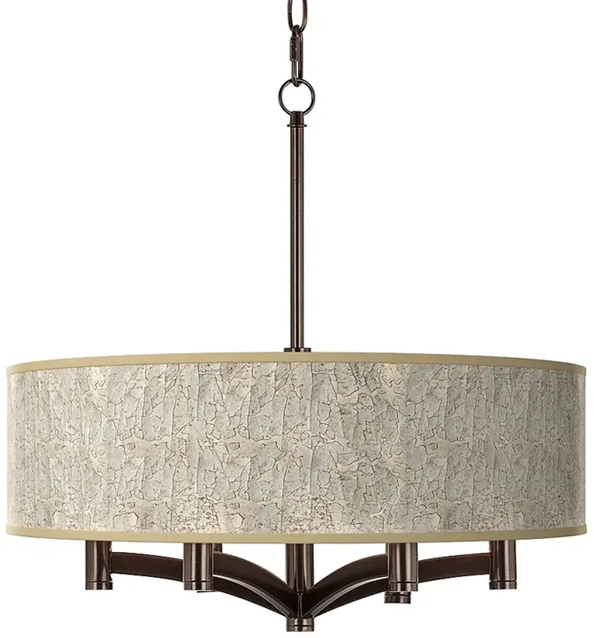 Al Fresco Ava 6-Light Bronze Pendant Chandelier