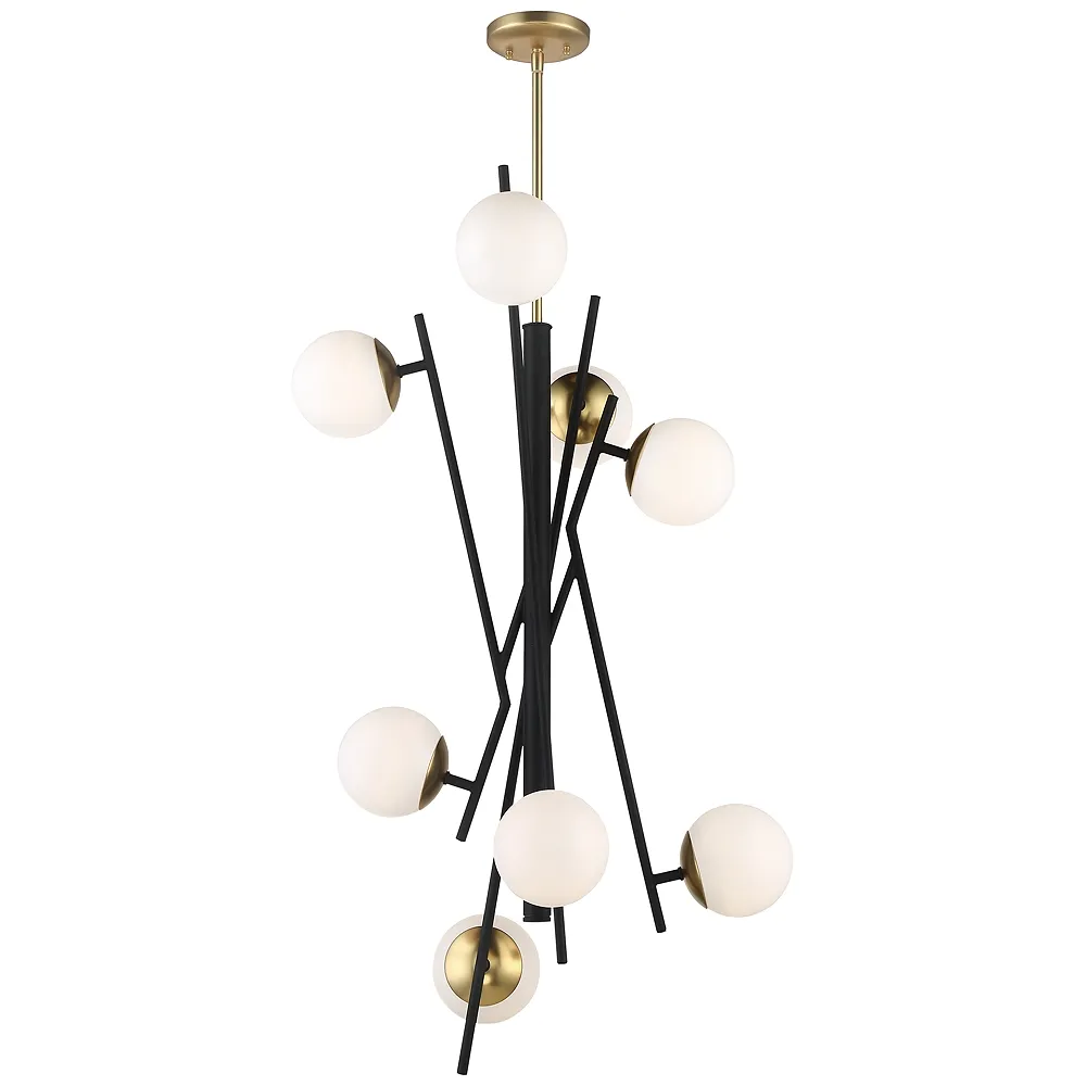 George Kovacs Alluria LED Weathered Coal and Autumn Gold Foyer Pendant