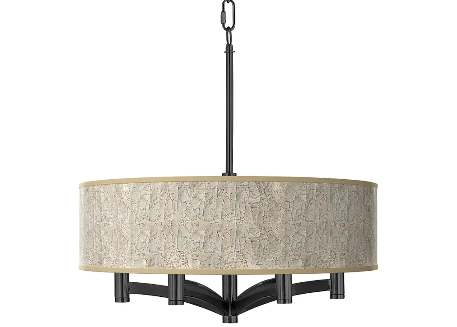 Al Fresco Ava 6-Light Black Pendant Chandelier