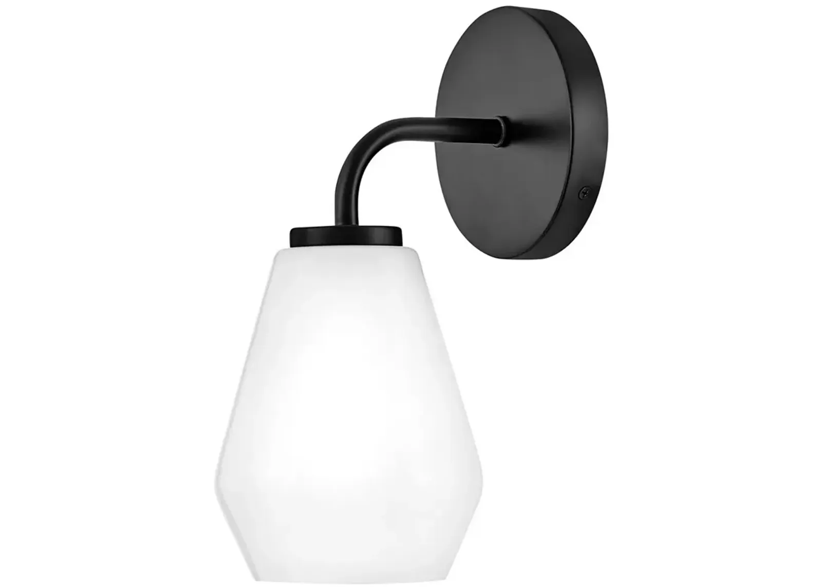 LARK GIO Medium Single Light Vanity Black