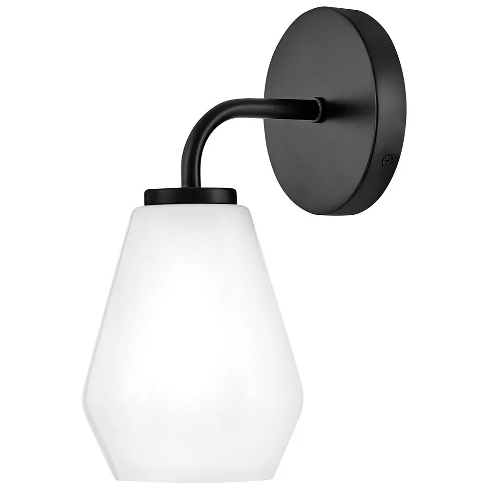 LARK GIO Medium Single Light Vanity Black