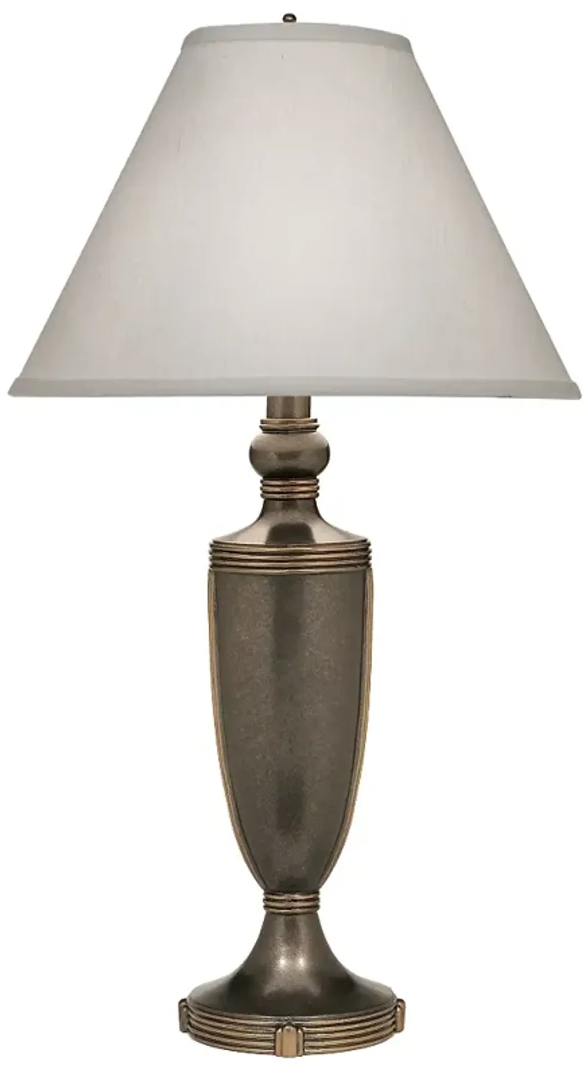 30" H Vintage Silver &#38; Gold Urn Table Lamp