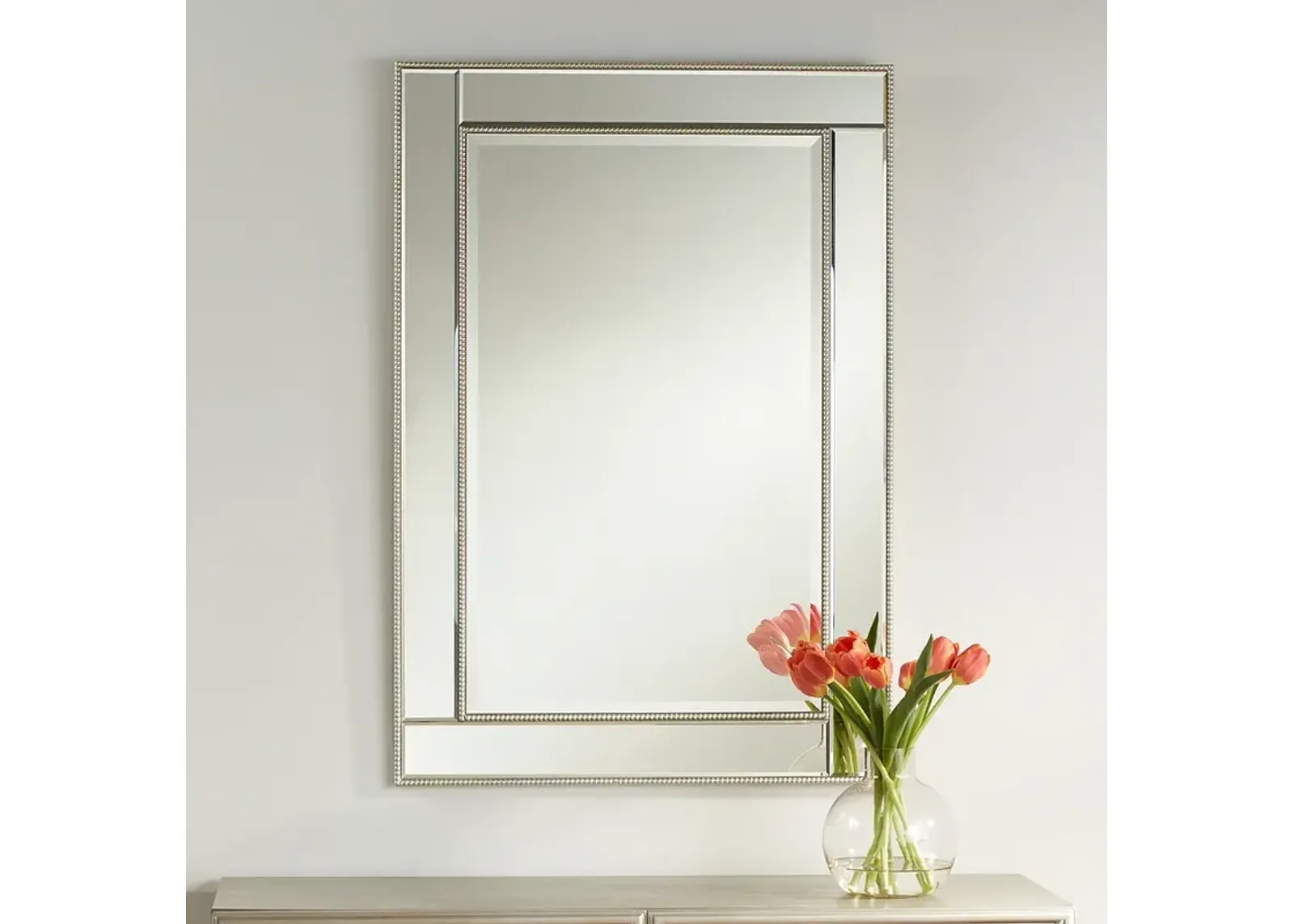 Trenta Champagne 27" x 39" Rectangular Wall Mirror