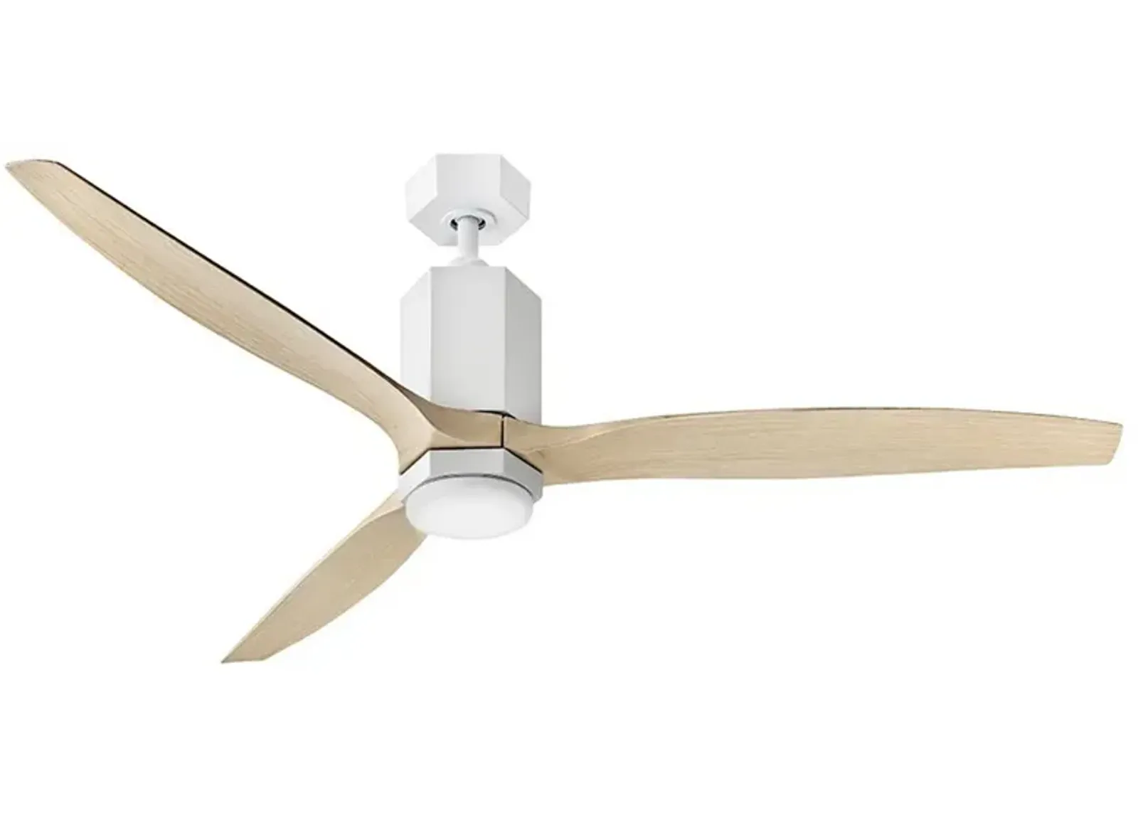 Hinkley Fan Facet 60" LED Dual Mount Smart Fan Matte White