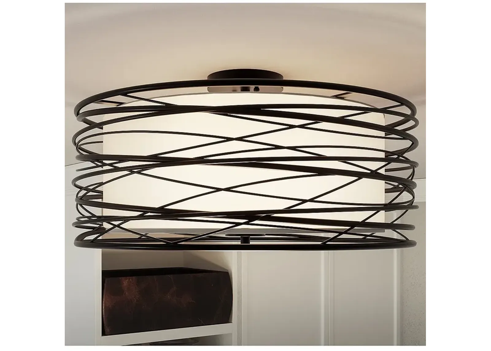 Spiral Semi-Flush Mount