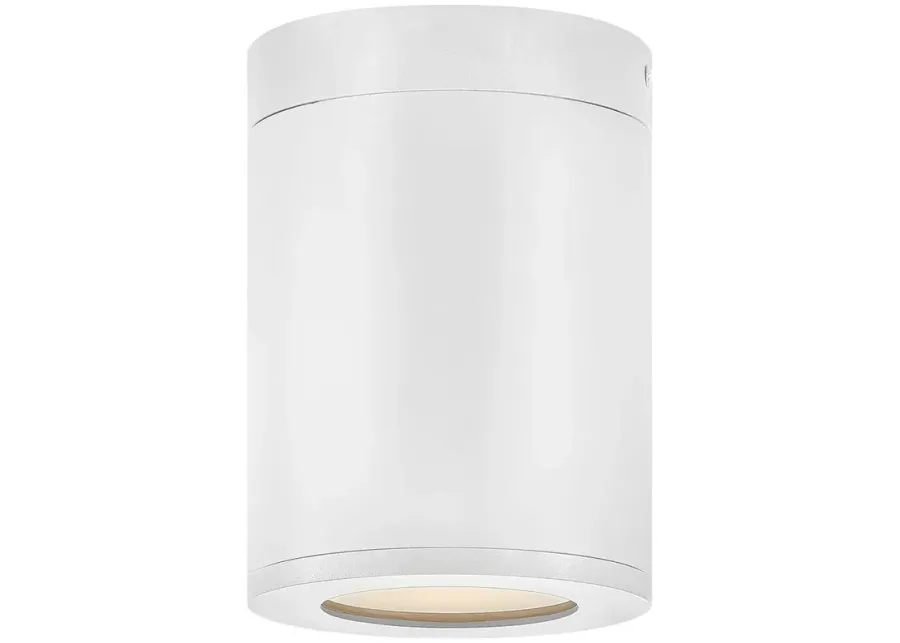 Silo 5"W Satin White Cylindrical LED Outdoor Ceiling Light