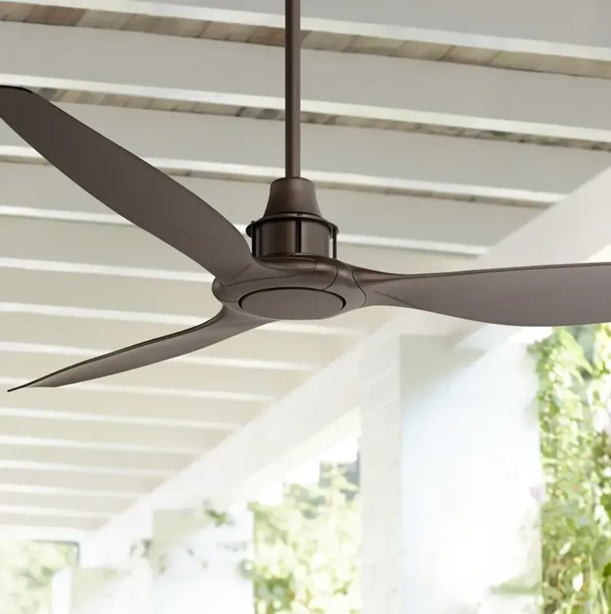 58" Interceptor Oil Rubbed Bronze Damp Ceiling Fan
