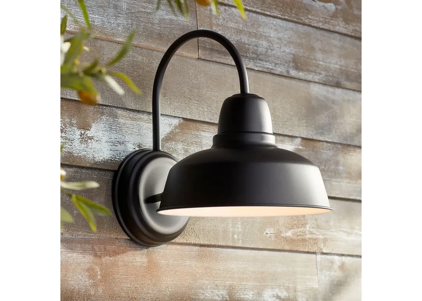 Urban Barn Collection 13" High Black Outdoor Wall Light