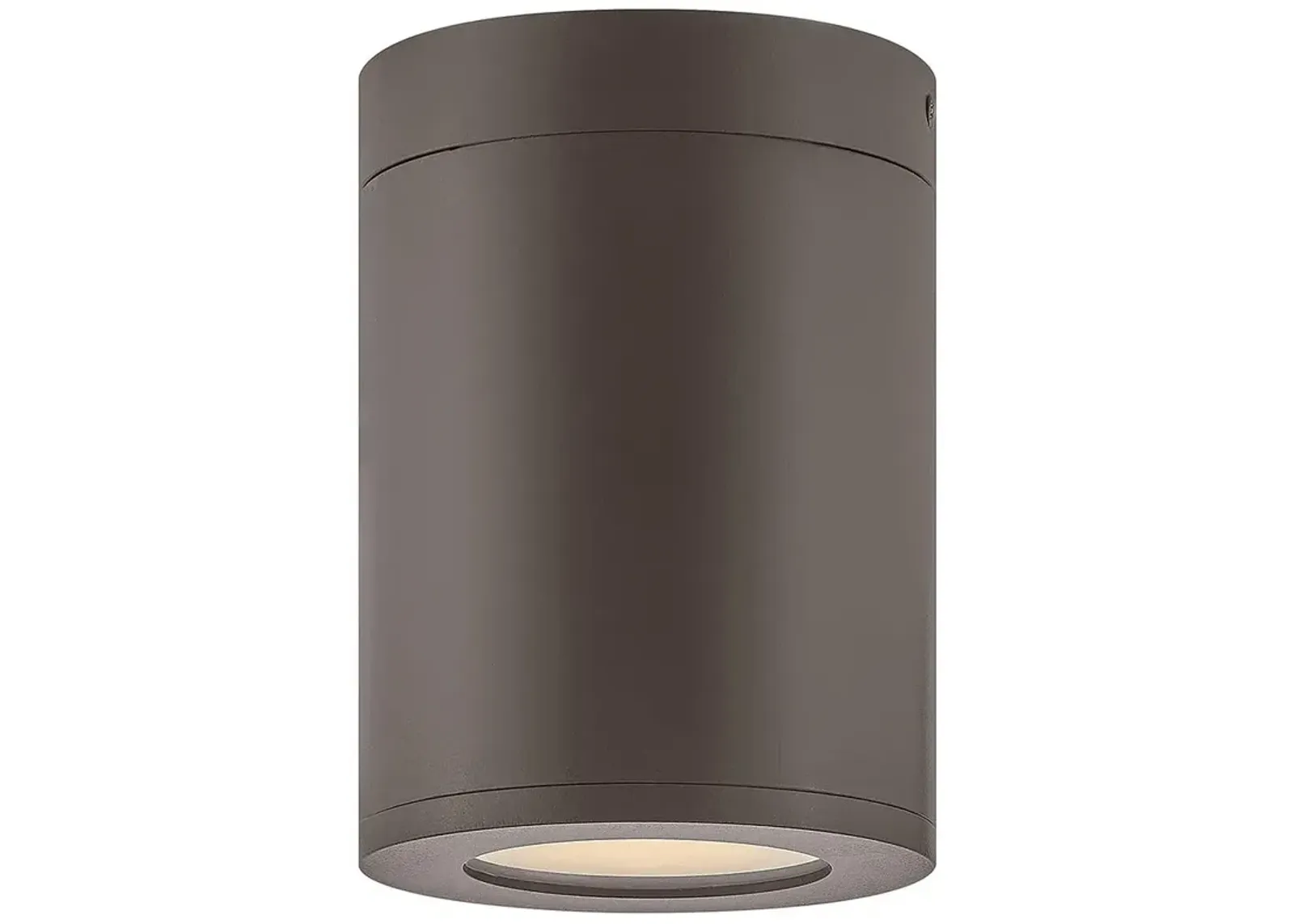 Hinkley Silo 7" High Architectural Bronze LED Outdoor Ceiling Light