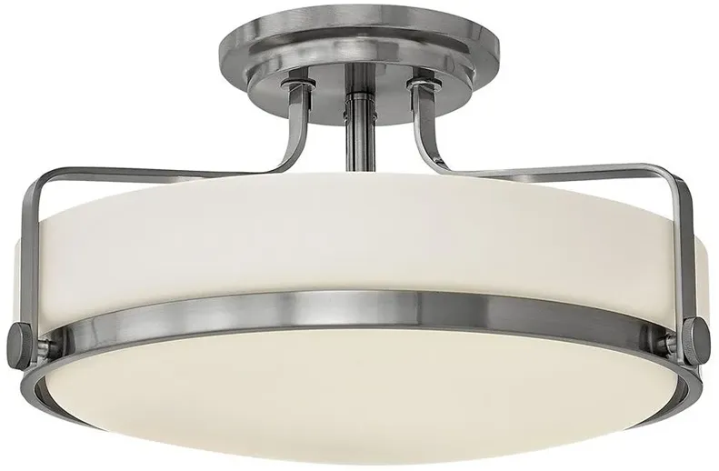 Harper 18"W Nickel 100W Ceiling Light by Hinkley Lighting