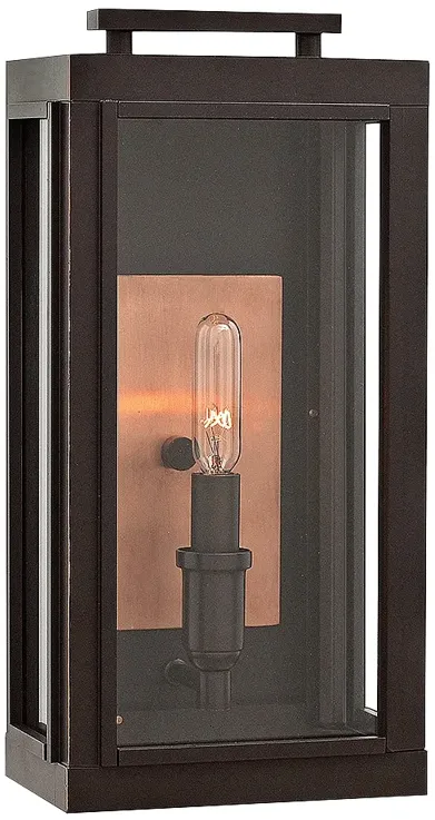 Sutcliffe 14" High Antique Copper Outdoor Wall Light