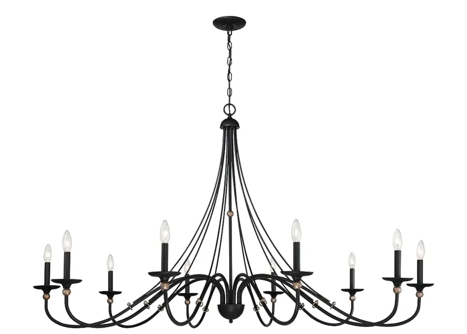 Minka Lavery Westchester County 60" Wide Sand Coal 10-Light Chandelier