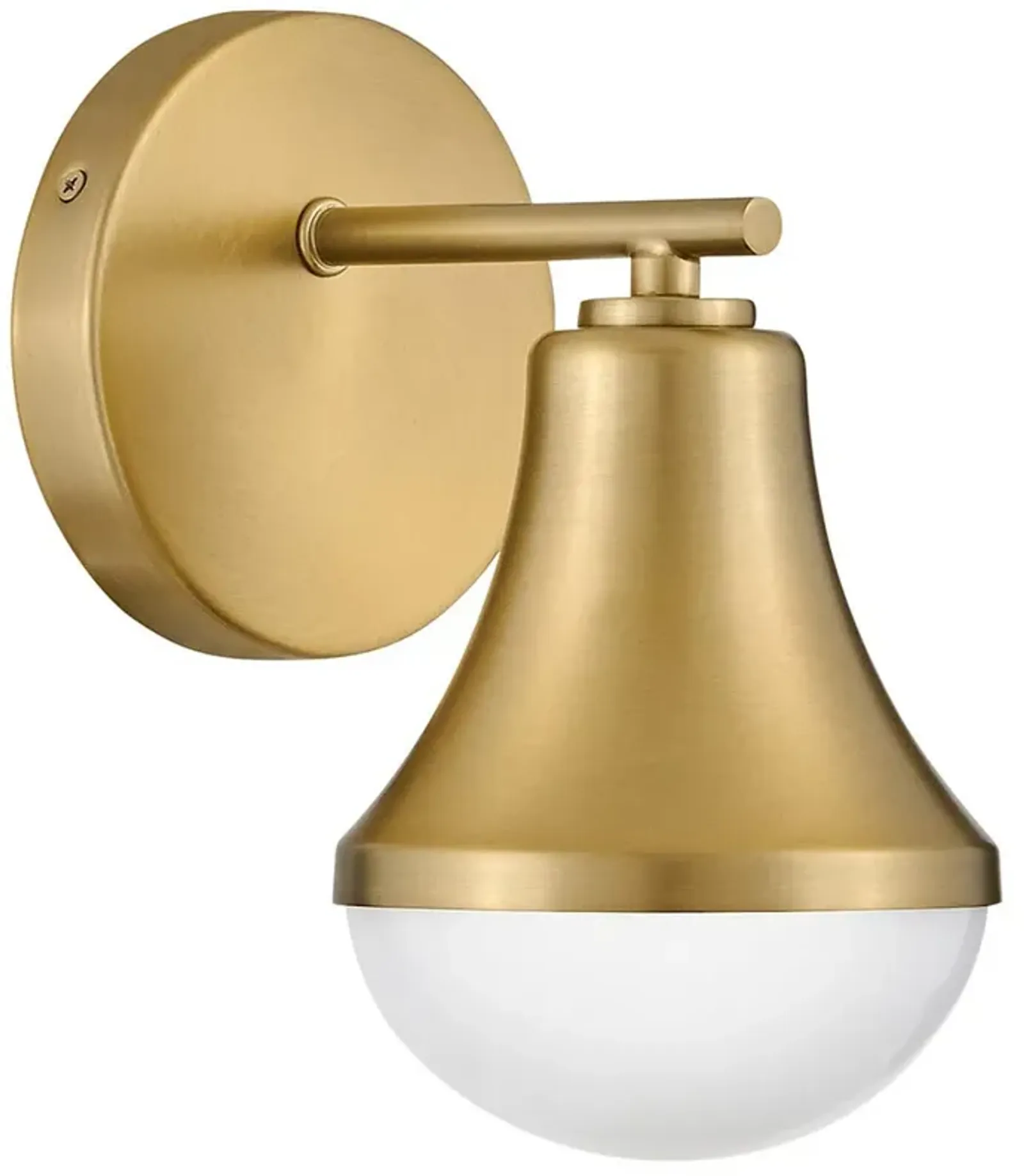 LARK HADDIE Single Light Vanity Lacquered Brass