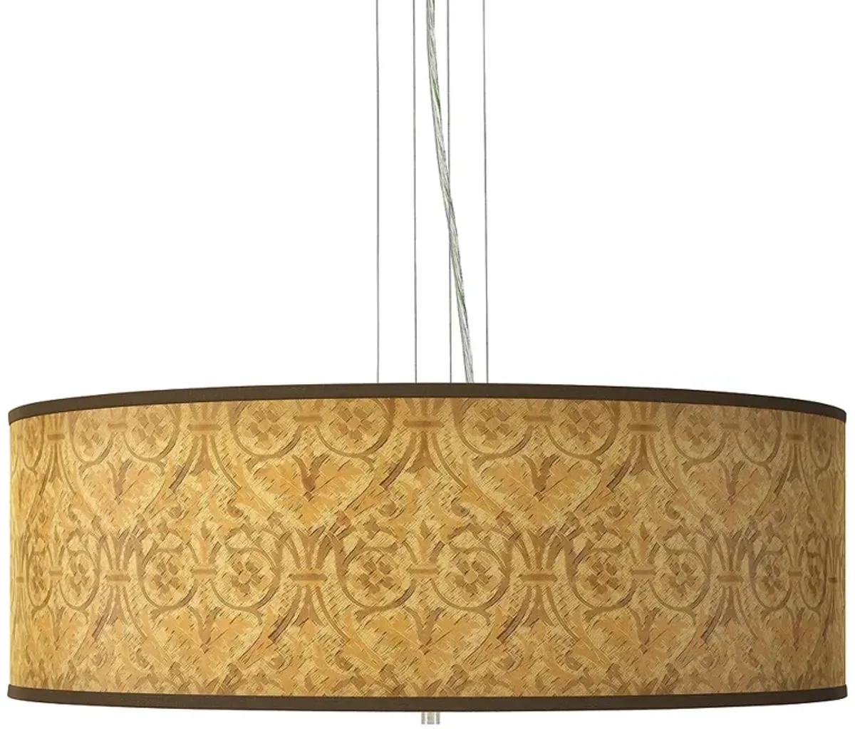 Golden Versailles Giclee 24" Wide 4-Light Pendant Chandelier