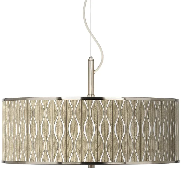 Swell Giclee Glow 20" Wide Modern Pendant Light