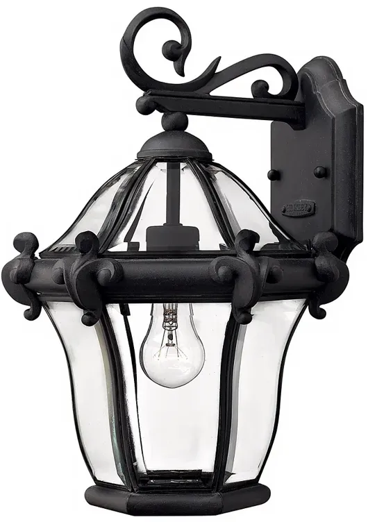 Hinkley San Clemente 14 1/2" High Black Outdoor Wall Light