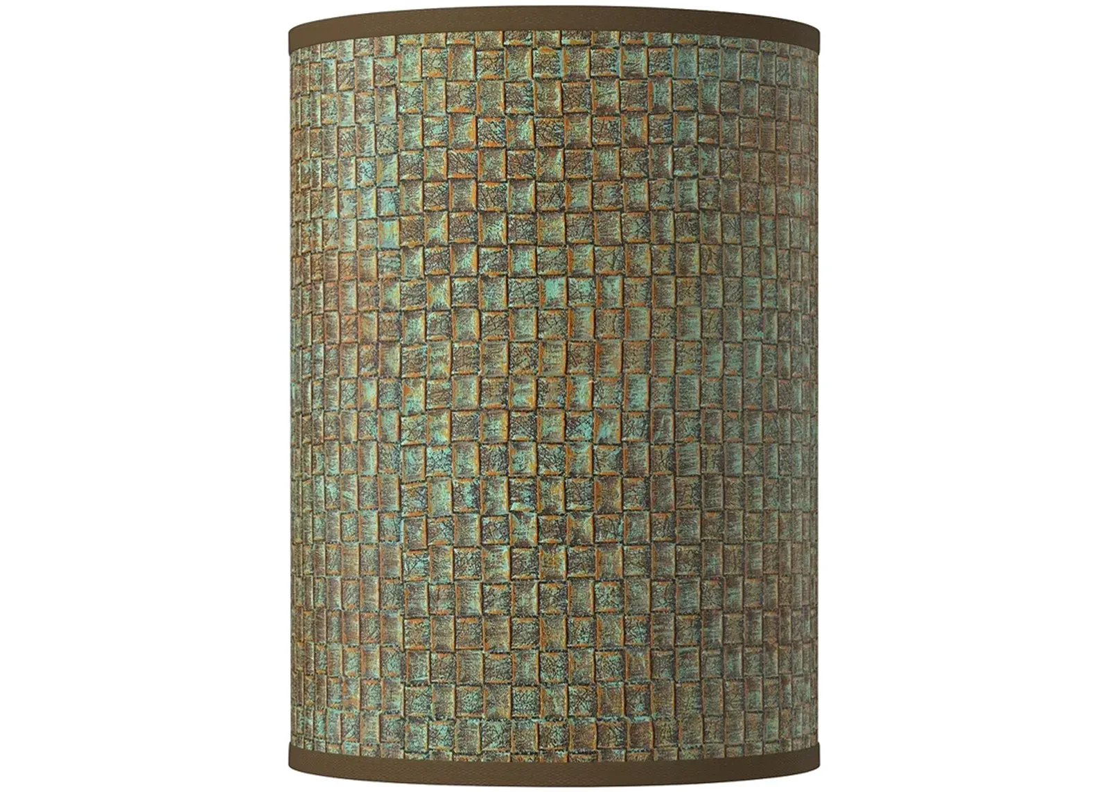 Interweave Patina Giclee Round Cylinder Lamp Shade 8x8x11 (Spider)