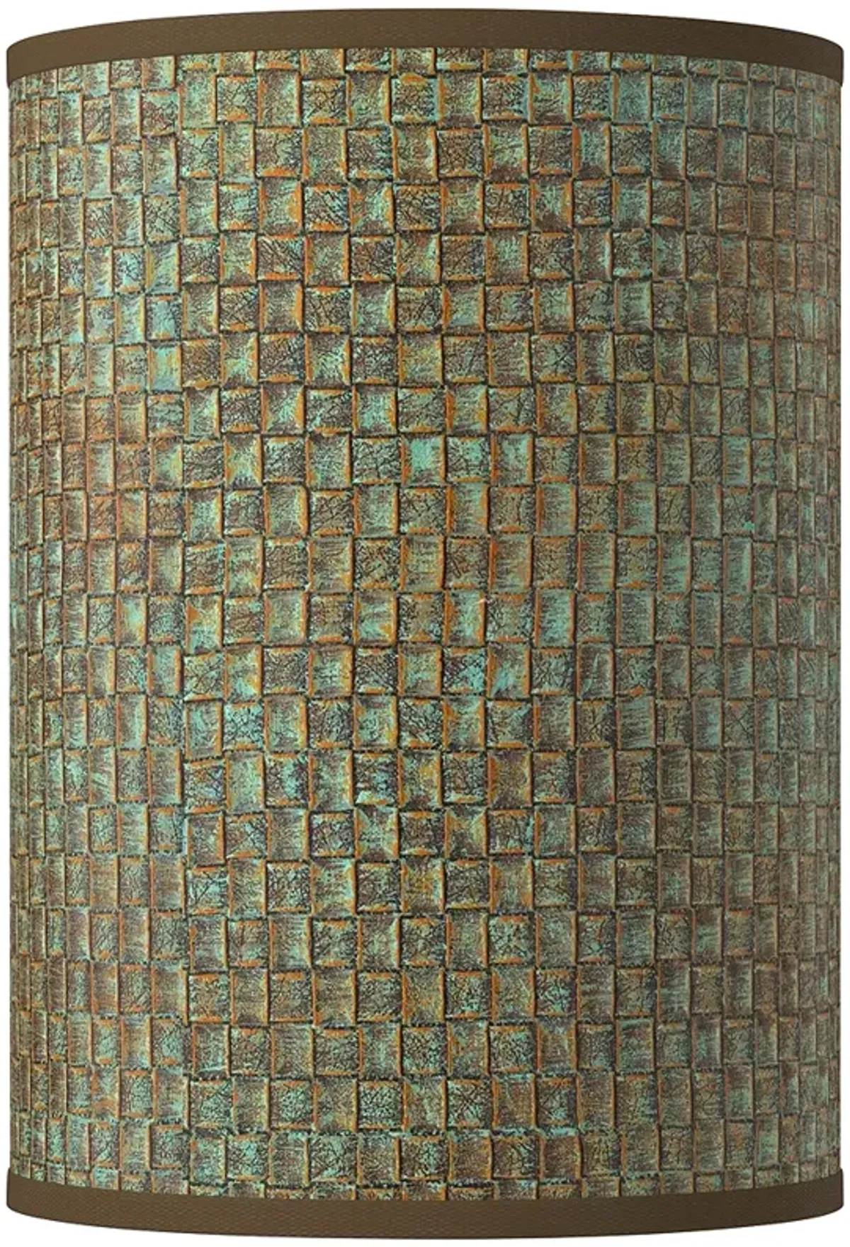 Interweave Patina Giclee Round Cylinder Lamp Shade 8x8x11 (Spider)