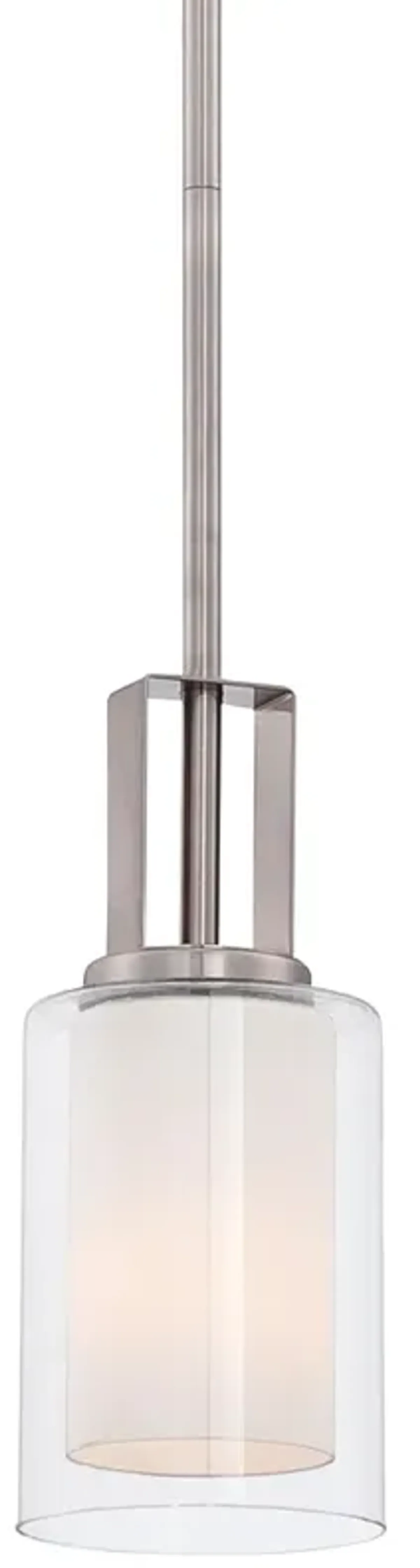 Minka-Lavery  Parsons Studio 1-Light Brushed Nickel Mini Pendant