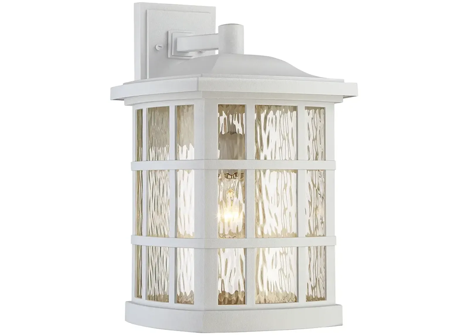 Quoizel Stonington 17" High White Lustre Outdoor Wall Light