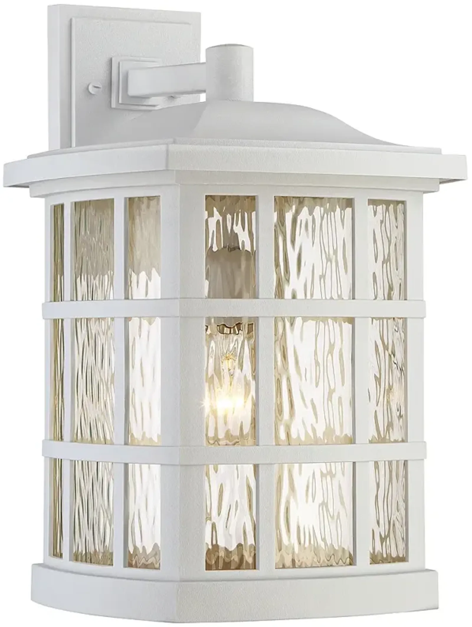 Quoizel Stonington 17" High White Lustre Outdoor Wall Light