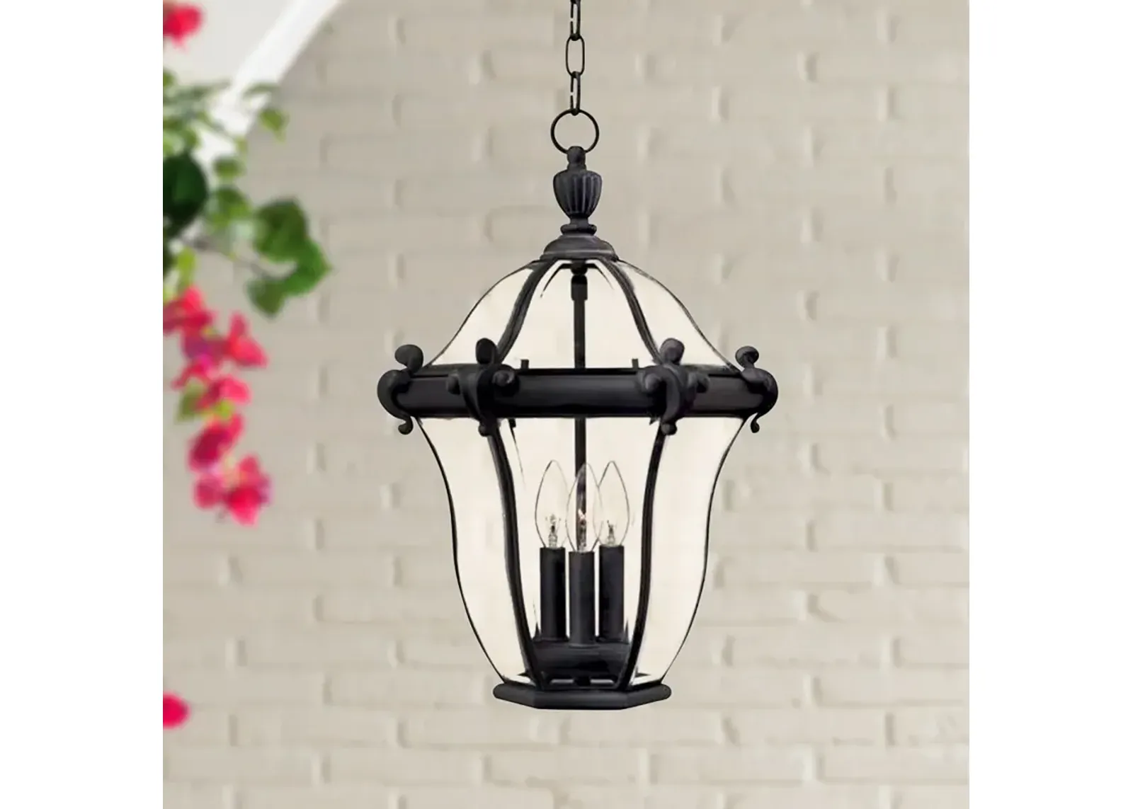 Hinkley San Clemente 22" High Black Outdoor Hanging Light