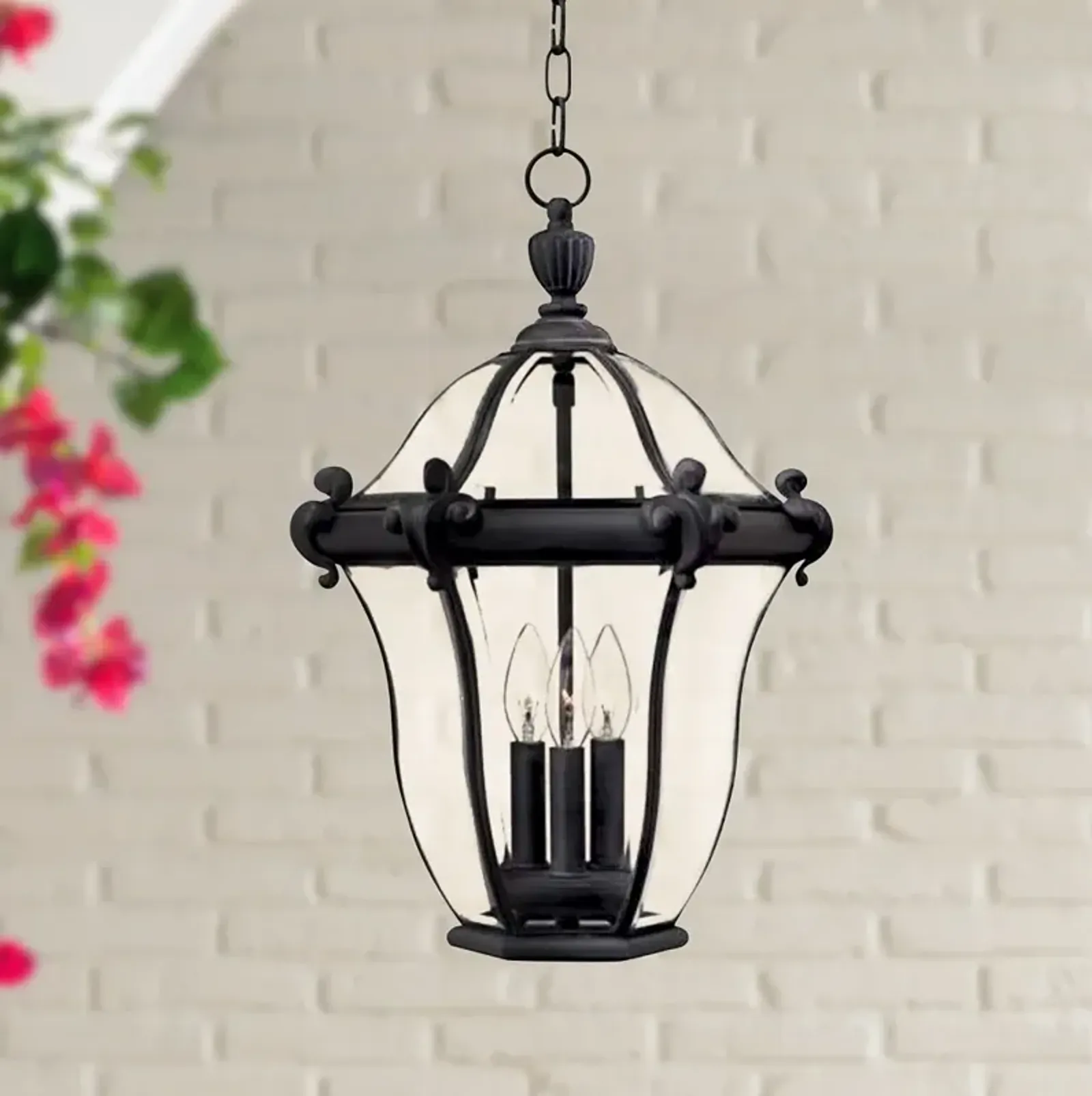 Hinkley San Clemente 22" High Black Outdoor Hanging Light