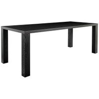 Abby 84 1/4" Wide Black Ash Wood Rectangular Dining Table