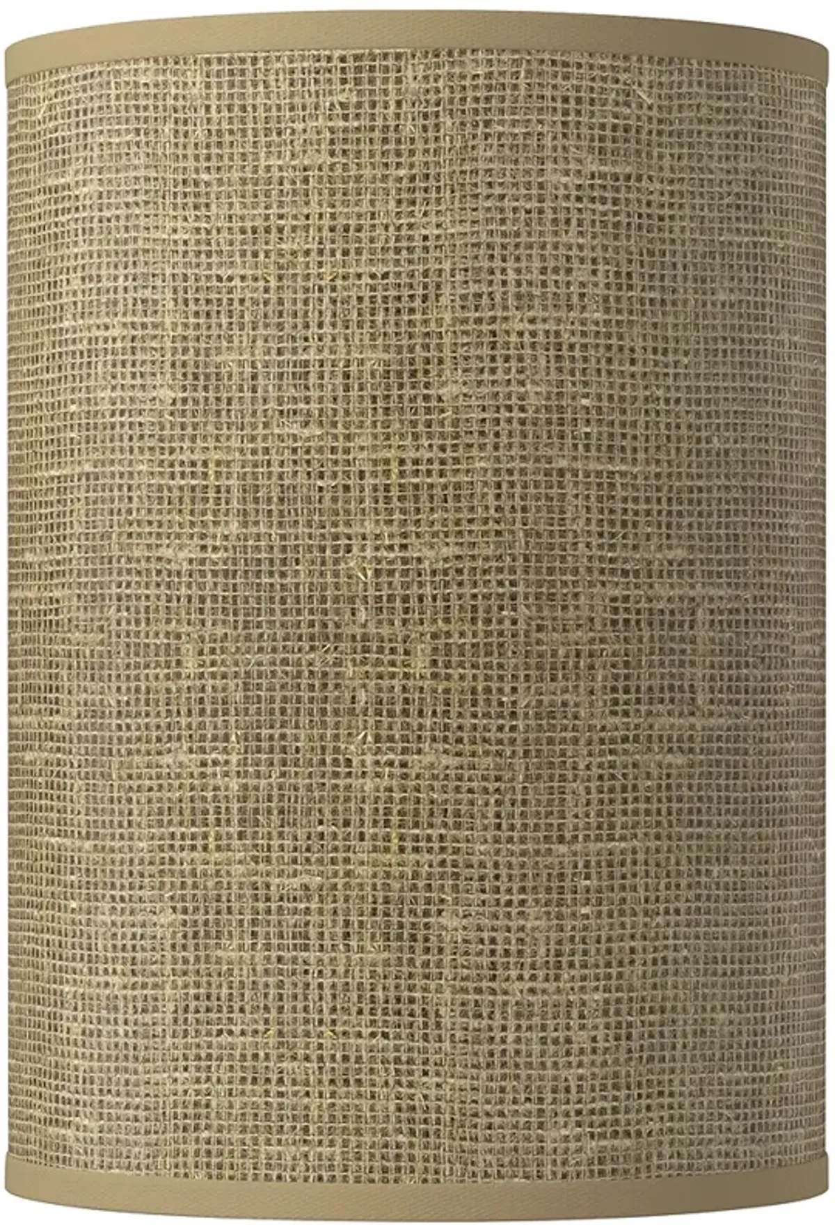 Burlap Print Giclee Round Cylinder Lamp Shade 8x8x11 (Spider)