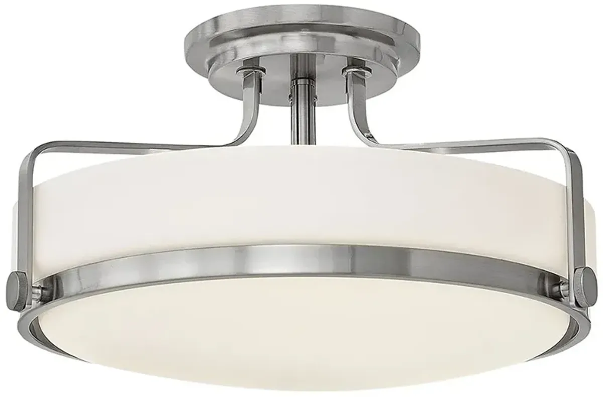 Harper 18" Wide Nickel 48W Ceiling Light by Hinkley Lighting