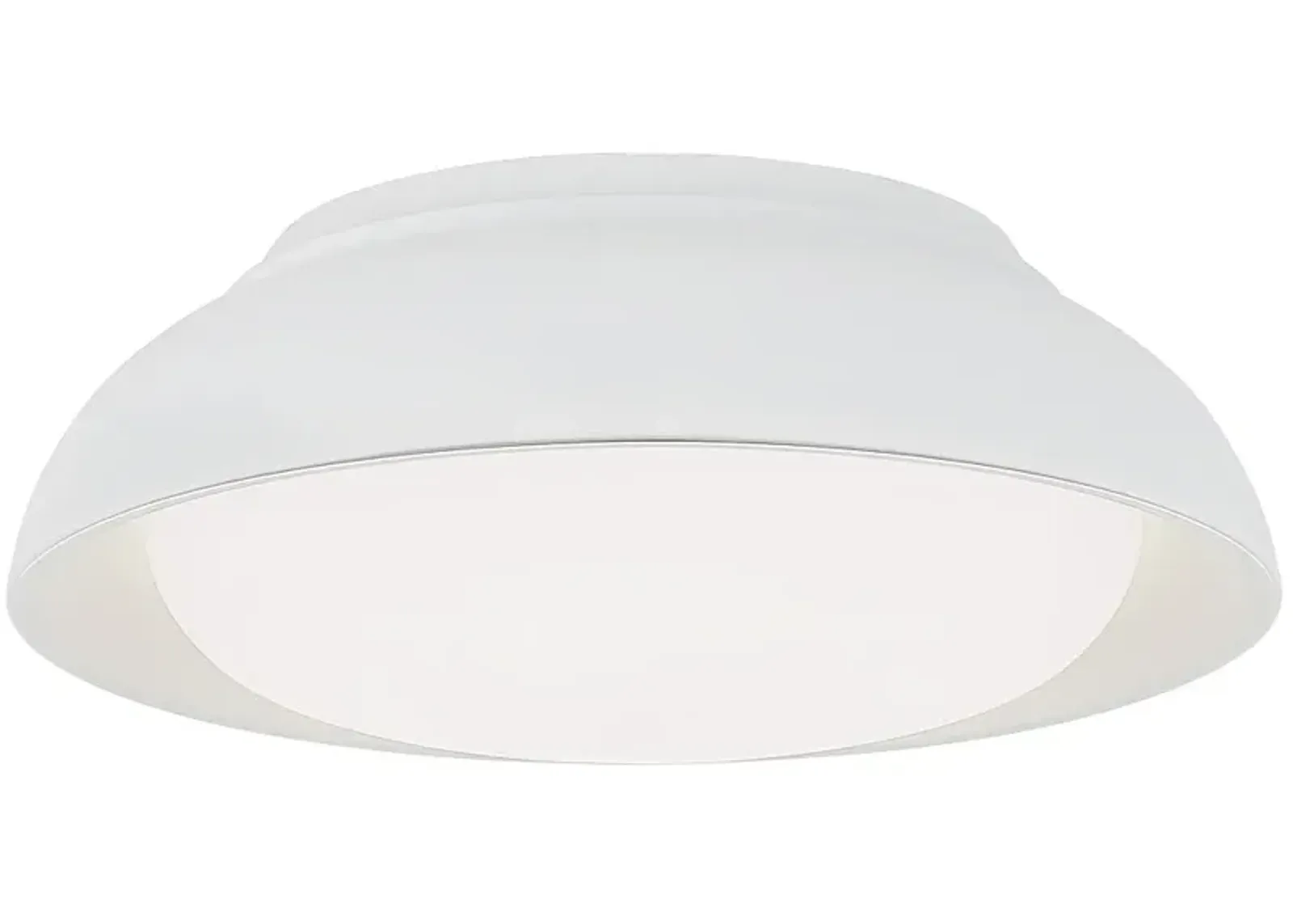 Minka 12" Wide Modern White LED Flush Mount Ceiling Light