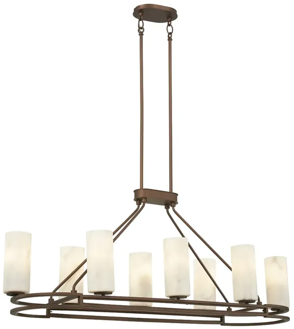 Minka Lavery Buchanan 8-Light Hellenic Bronze Island Chandelier