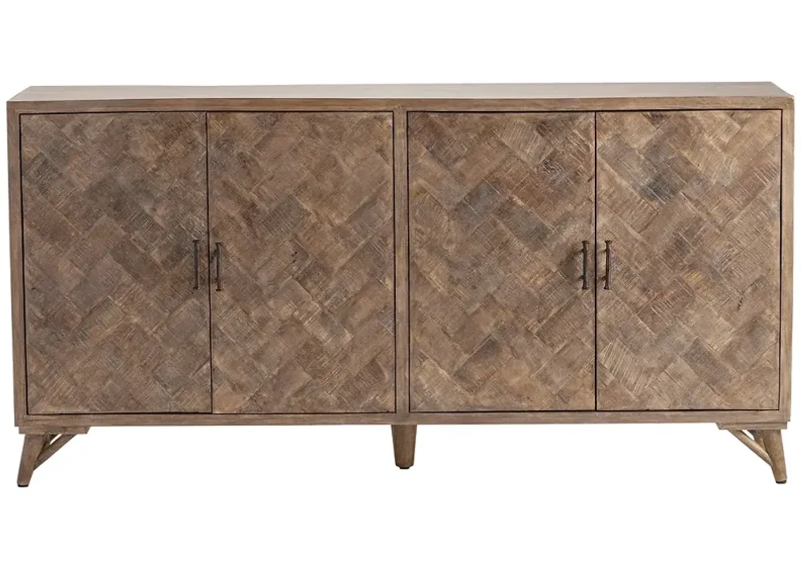 Rowley Grey Washed Wooden Sideboard