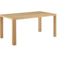 Abby 84 1/2" Wide Oak Veneer Wood Rectangular Dining Table