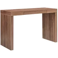 Doug 47 1/4" Wide American Walnut Veneer Wood 1-Drawer Desk