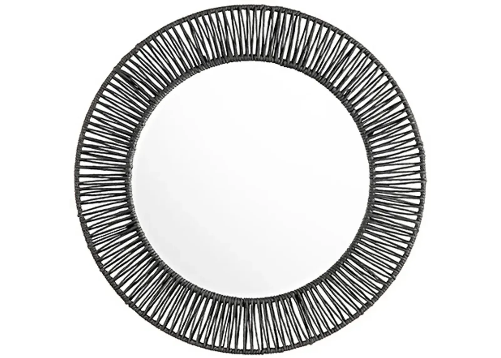 Crestview Collection Onyx Jute Wall Mirror