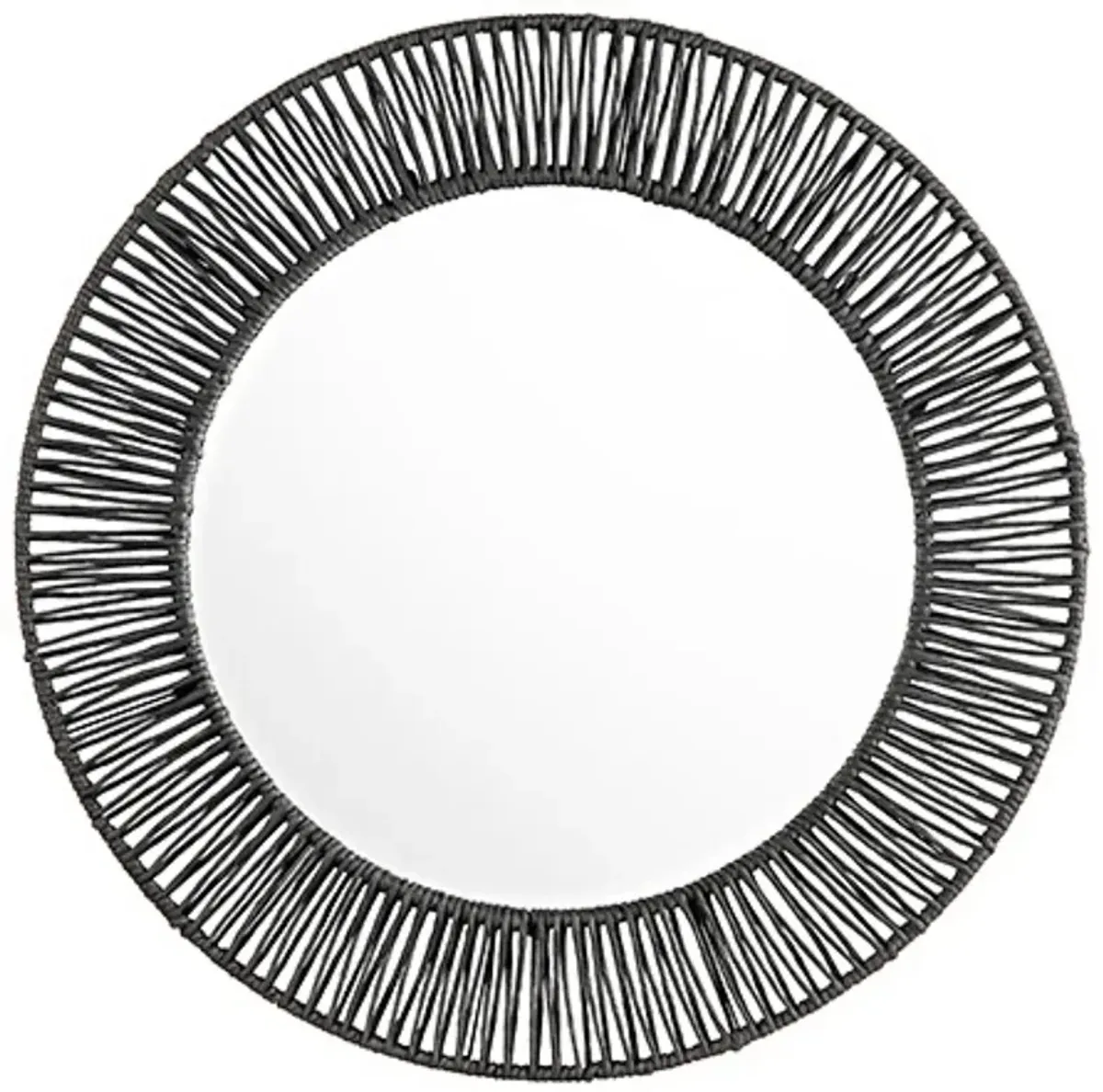 Crestview Collection Onyx Jute Wall Mirror