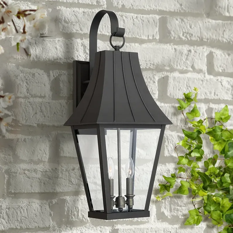 Chateau Grande 24 1/4" High Coal Outdoor Wall Light