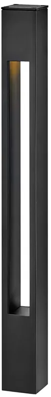 Hinkley Atlantis 20" Modern Satin Black LED Landscape Light Bollard