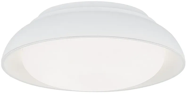 Minka 15" Wide Modern White LED Flush Mount Ceiling Light