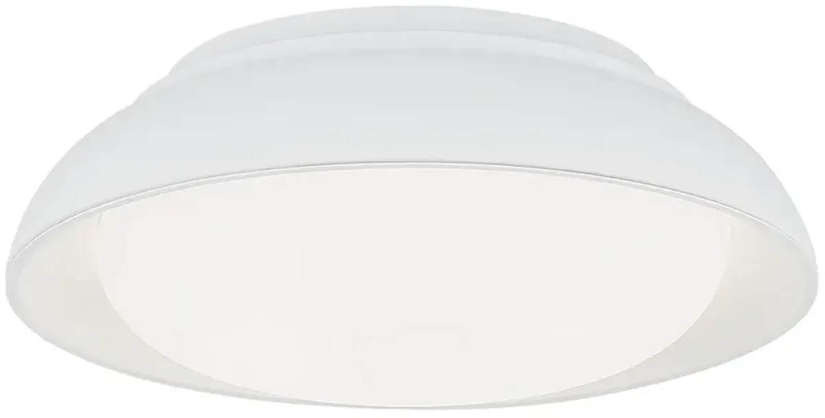 Anastasia 15" Wide Satin White LED Ceiling Light