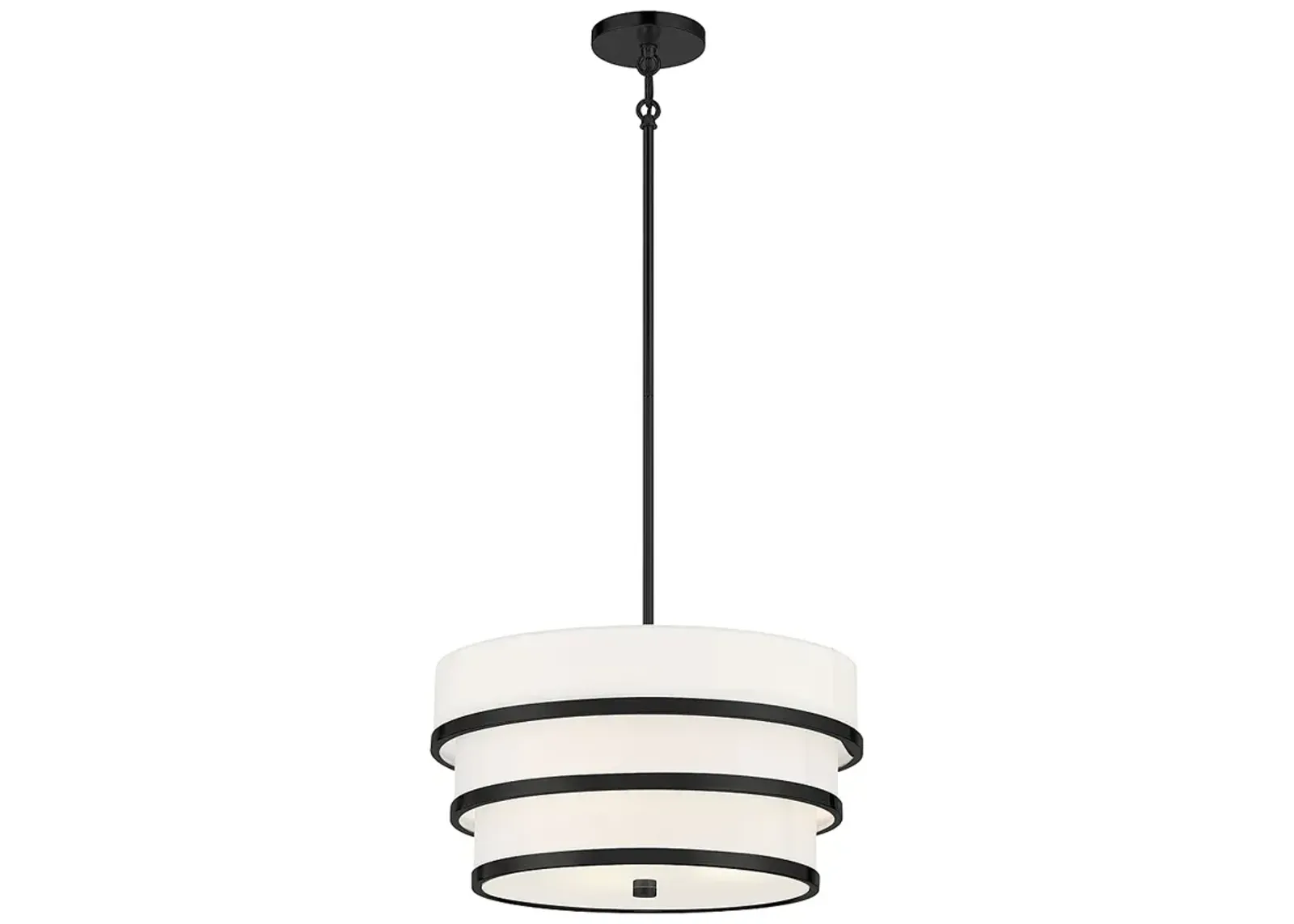 Minka Lavery Cascade 3-Light Coal Black Pendant