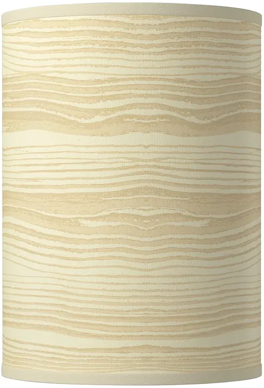 Birch Blonde Giclee Round Cylinder Lamp Shade 8x8x11 (Spider)